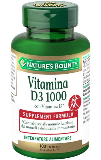 NATURE'S B.Vit.D3/1000 100 Tav