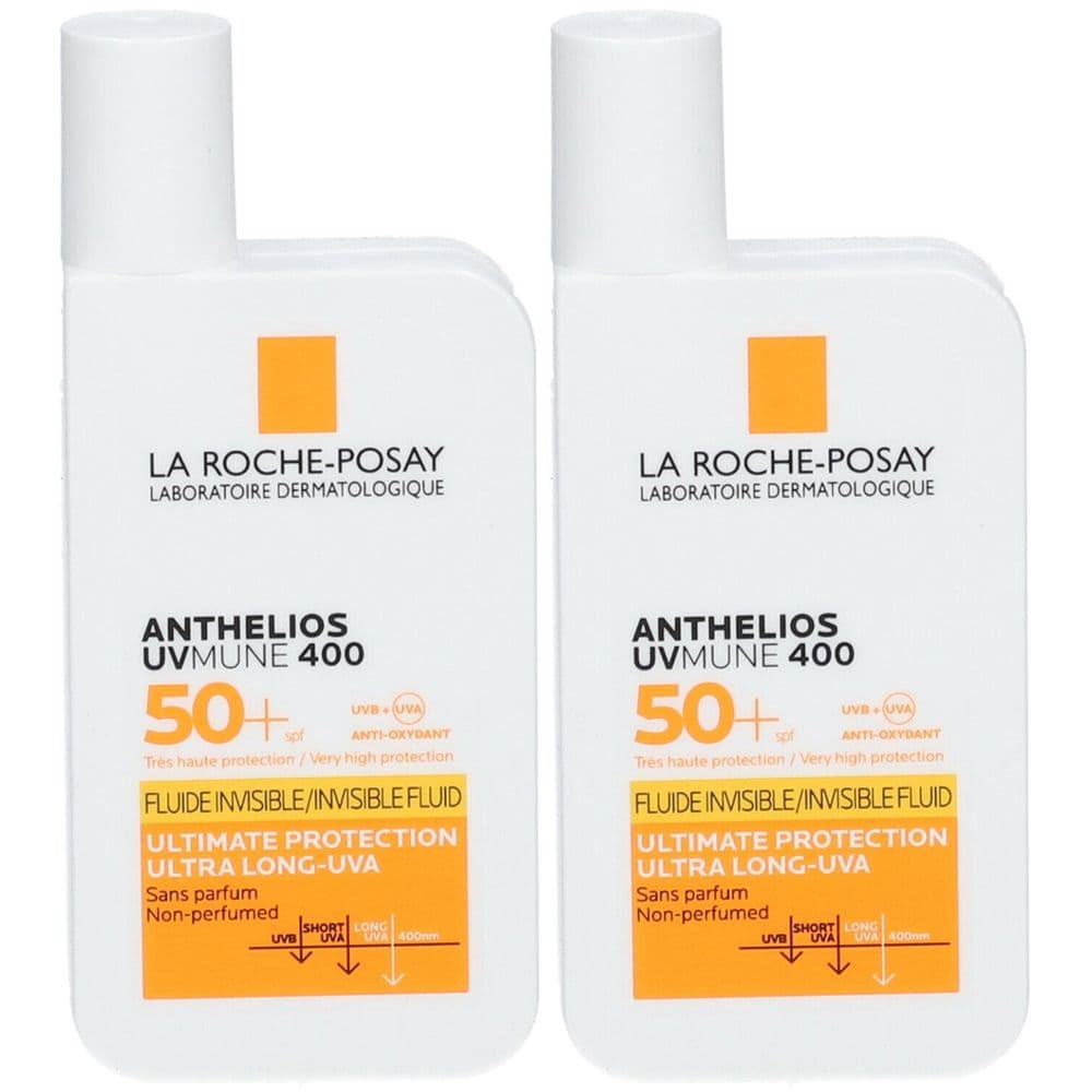 La Roche-Posay Anthelios UVMune 400 Fluido Invisibile SPF50+ 50 ml Protezione contro i raggi UVA ultra-lunghi