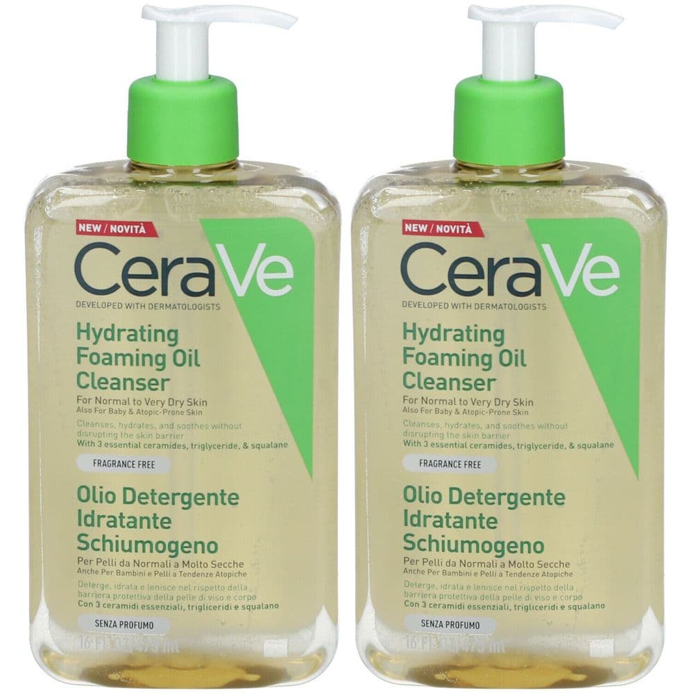 CeraVe Olio Detergente Idratante Schiumogeno
