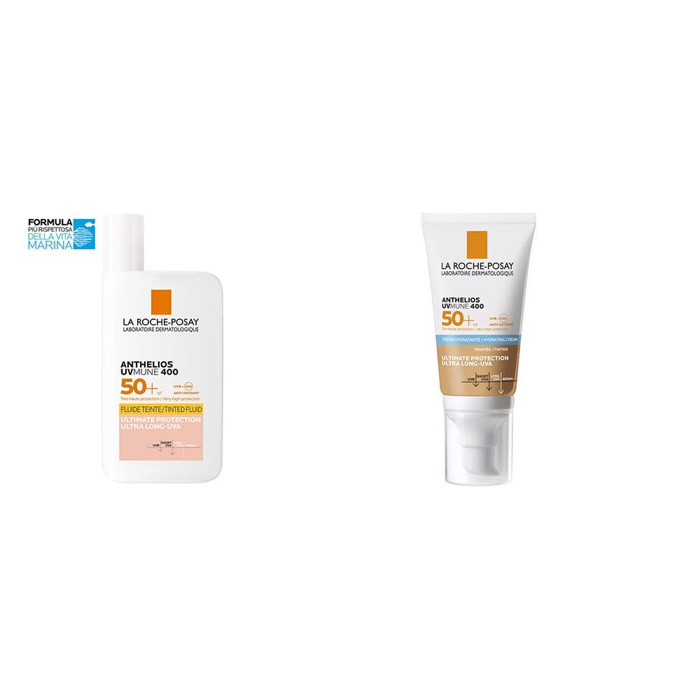 La Roche-Posay Anthelios UVMune 400 Fluido Colorato SPF50+ + Crema Colorata Idratante