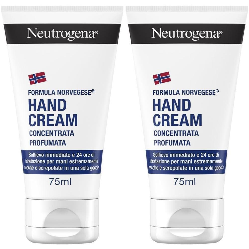 Neutrogena Formula Norvegese Crema Mani Concentrata Profumata 75ml, Crema mani con piacevole profumo