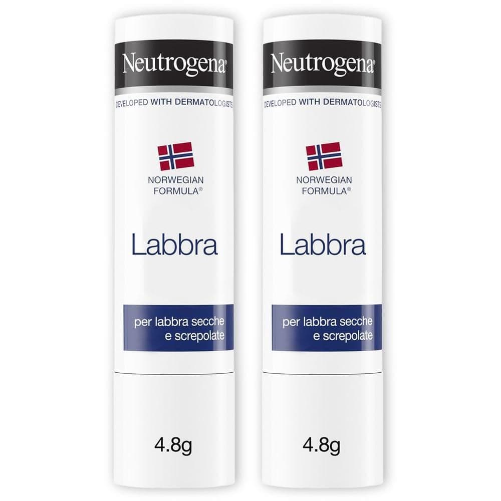 Neutrogena Formula Norvegese Balsamo Labbra Stick 4.8 g, Burrocacao per labbra secche e screpolate