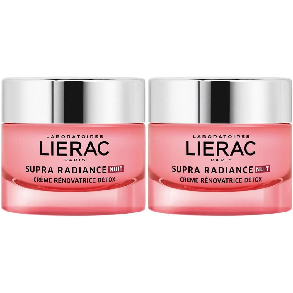 LIERAC Supra Radiance Crema Viso Detox Antietà Rinnovatrice Notte