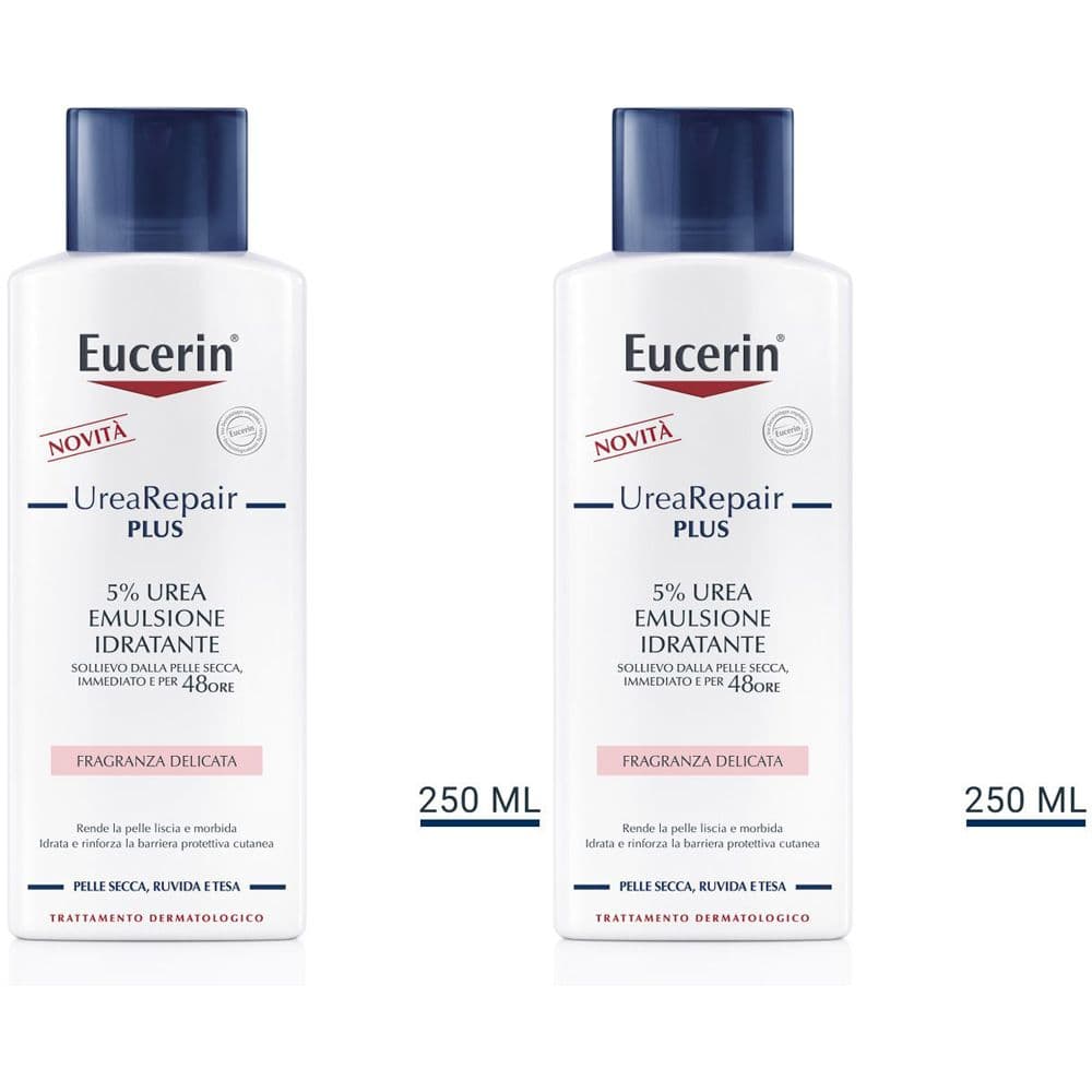 Eucerin UreaRepair PLUS 5% Urea Emulsione Idratante Fragranza Delicata 250 ml