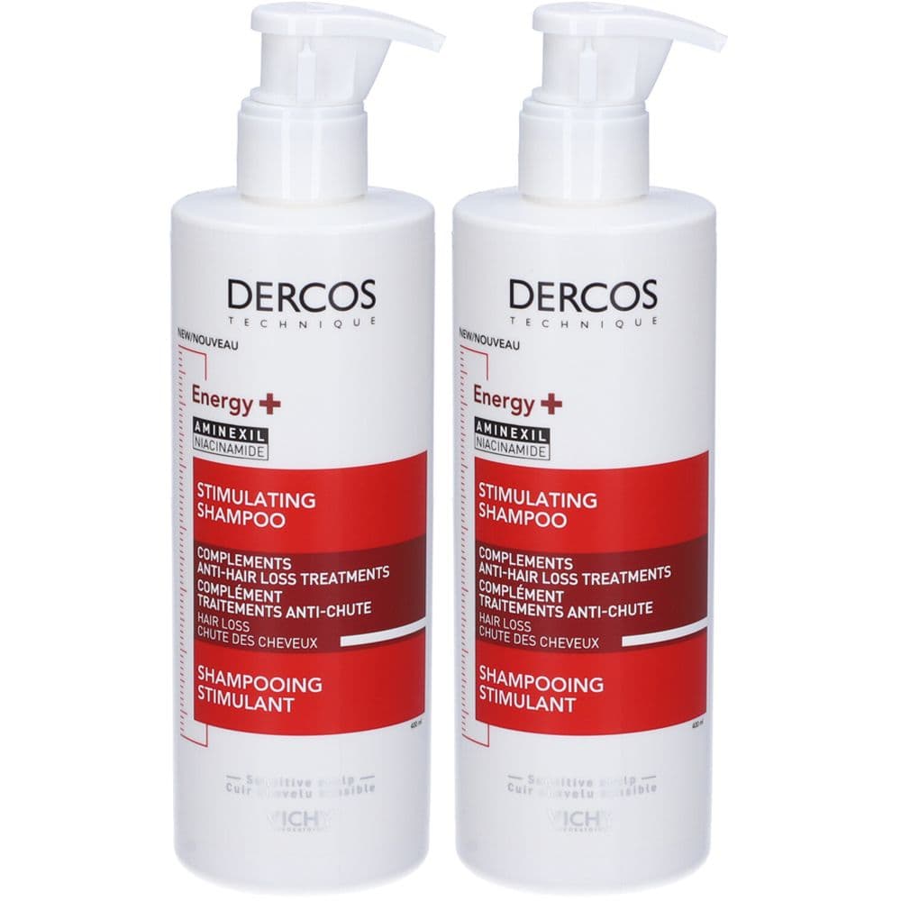 Vichy Dercos Shampoo stimolante Energy+ trattamento complementare anti-caduta 400 ml