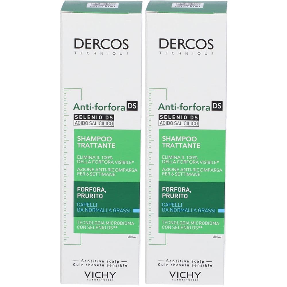 Vichy DT Shampoo Antiforfora DS capelli da normali a grassi 200 ml