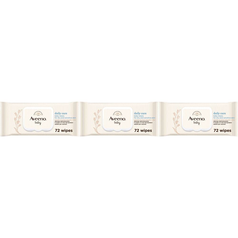 Aveeno Baby Salviettine per Neonati per Viso e Corpo