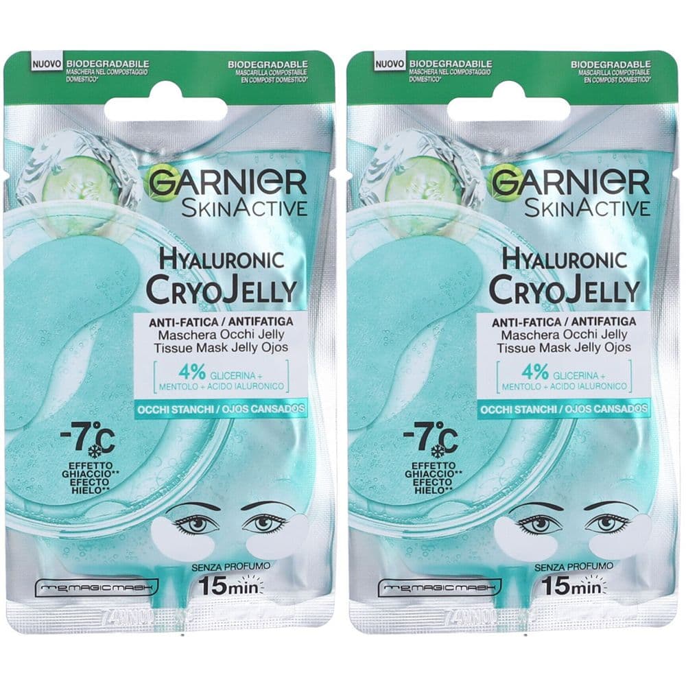 Garnier Maschera Viso in Tessuto Cryo Jelly Occhi