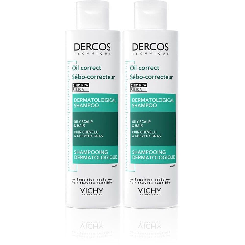 Vichy Dercos Shampoo Sebo Regolatore trattante Capelli grassi 200 ml