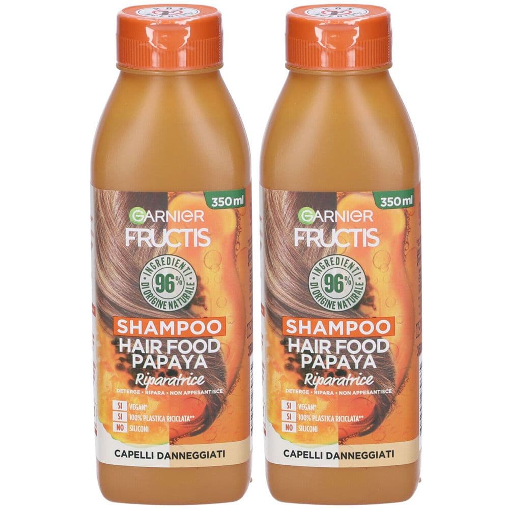 Garnier Shampoo Fructis Hair Food Papaya Riparatrice