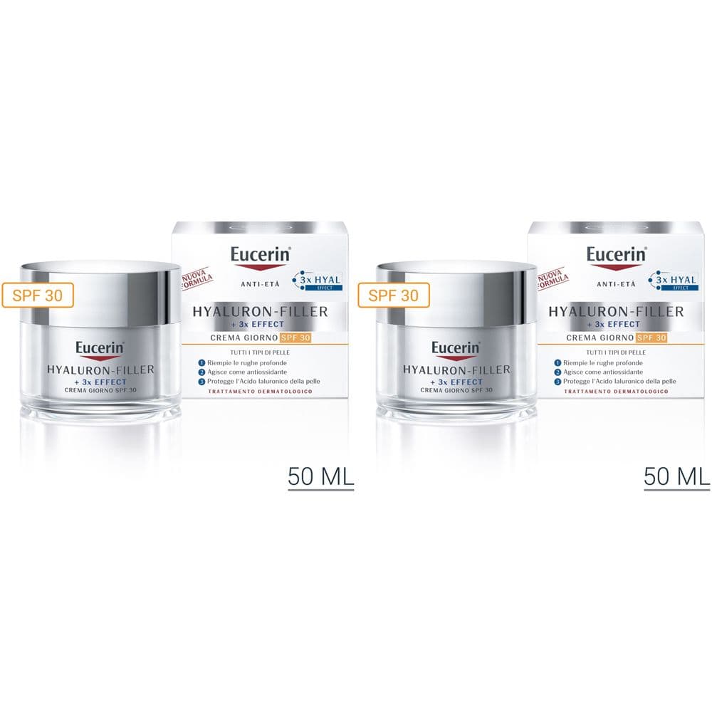 Eucerin Hyaluron-Filler Giorno SPF 30 Crema Anti-età Viso 50 ml crema viso
