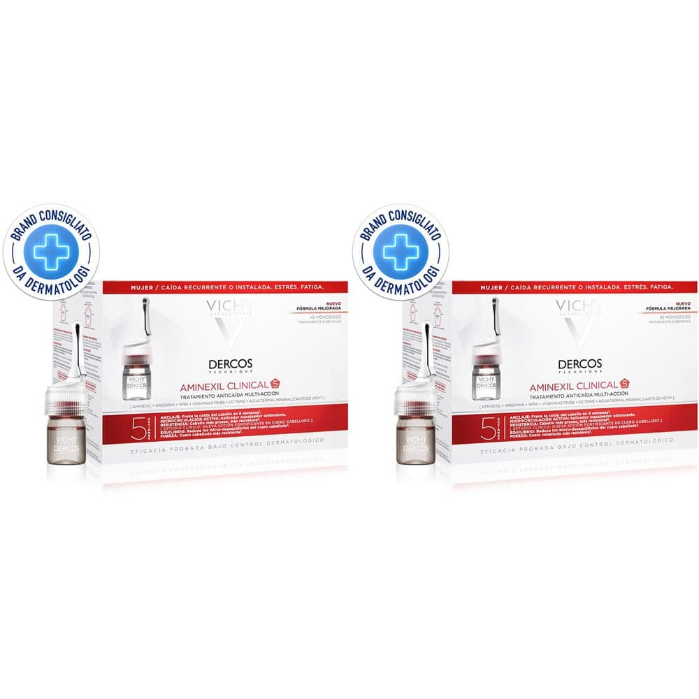 Vichy Dercos Aminexil trattamento anticaduta donna 42 fiale 42 x 6 ml