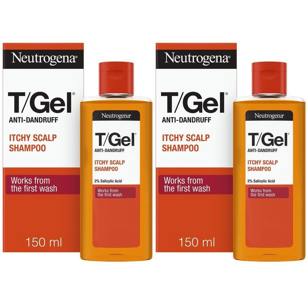 Neutrogena T/Gel Shampoo Antiforfora, Prurito Cuoio Capelluto, Acido Salicilico