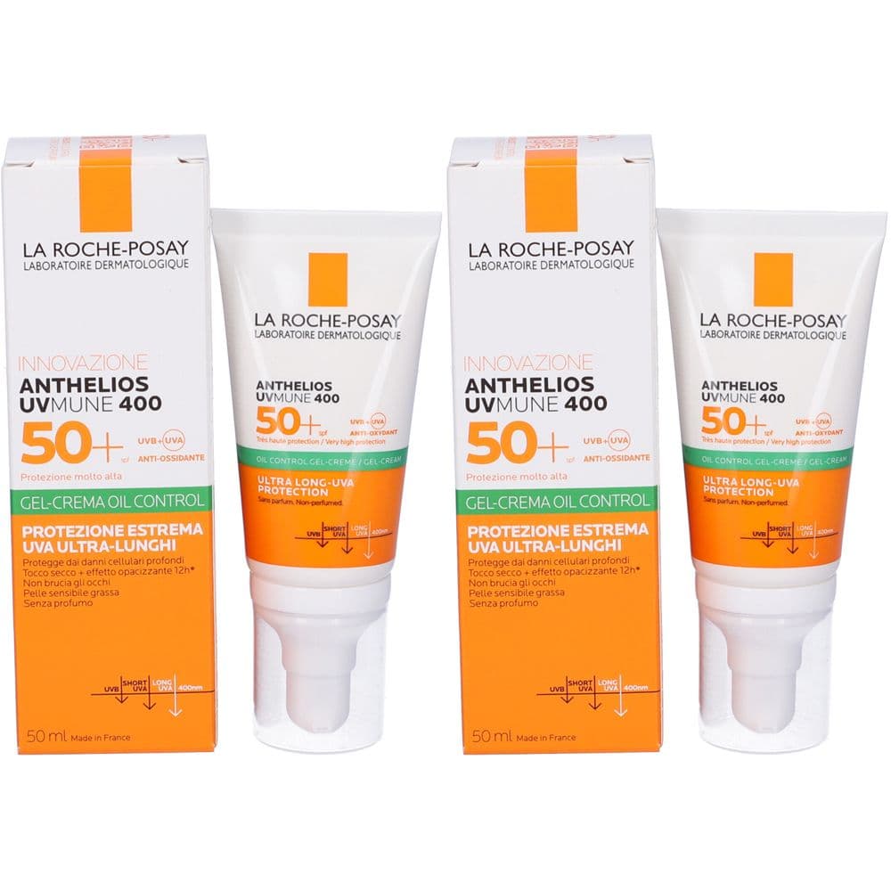 La Roche Posay ANTHELIOS UVMUNE 400 GEL-CREMA OIL CONTROL SPF50+ senza profumo 50 ml