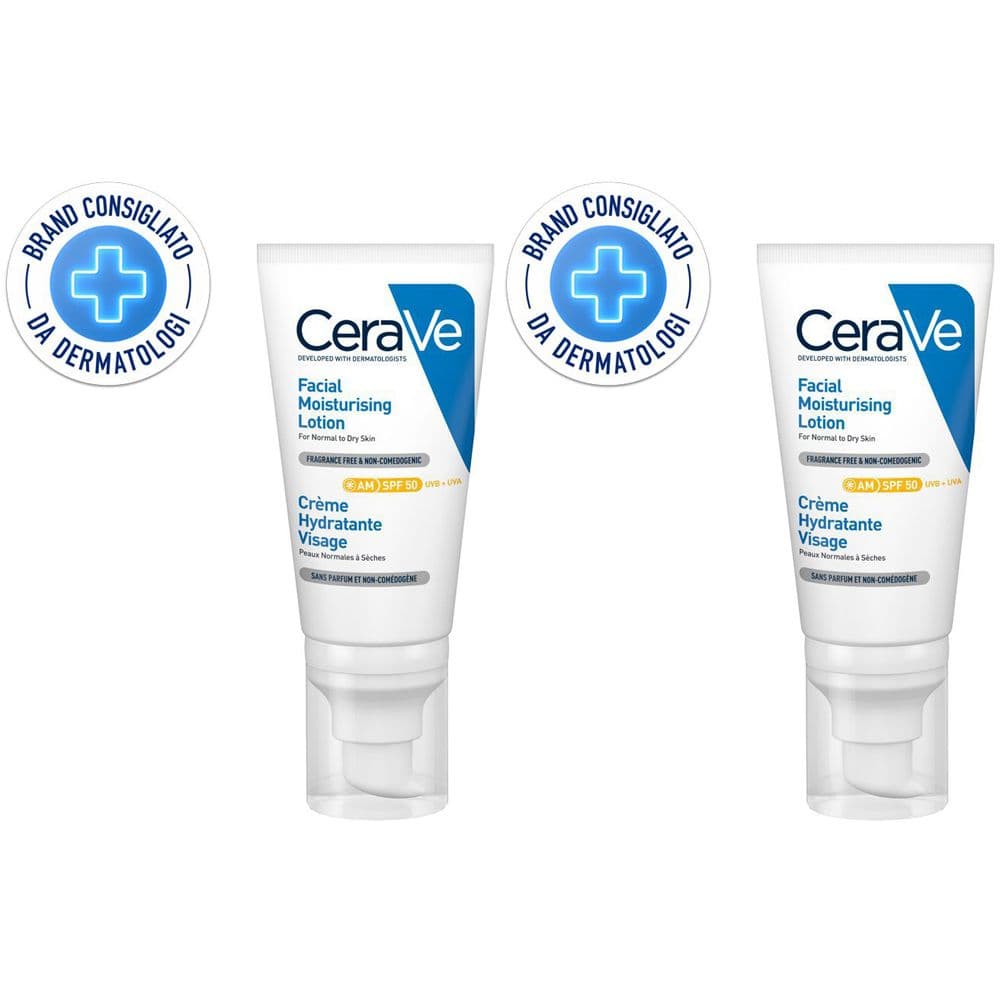 CeraVe Crema Viso Creme con SPF50 che protegge e idrata fino a 24 ore 50 ml