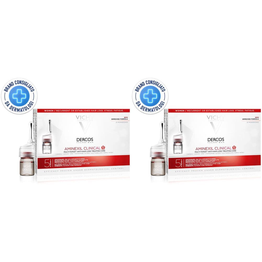 Vichy Dercos Aminexil trattamento anticaduta donna 21 fiale 21 x 6 ml