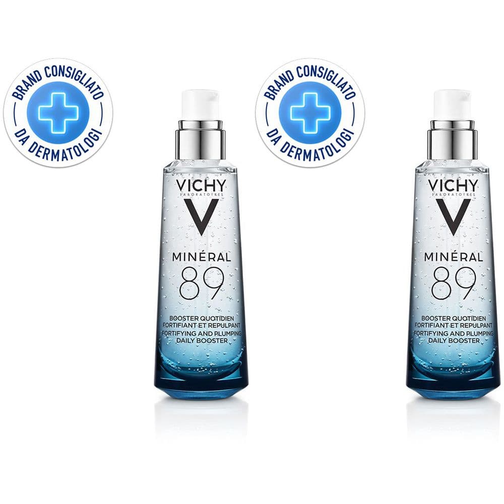Vichy Minéral 89 Booster quotidiano fortificante e rimpolpante con acido ialuronico 75 ml