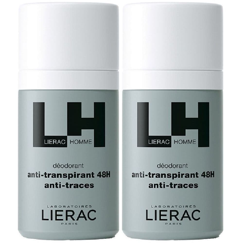 LIERAC Homme Deodorante Anti-traspirante e Anti-traccia