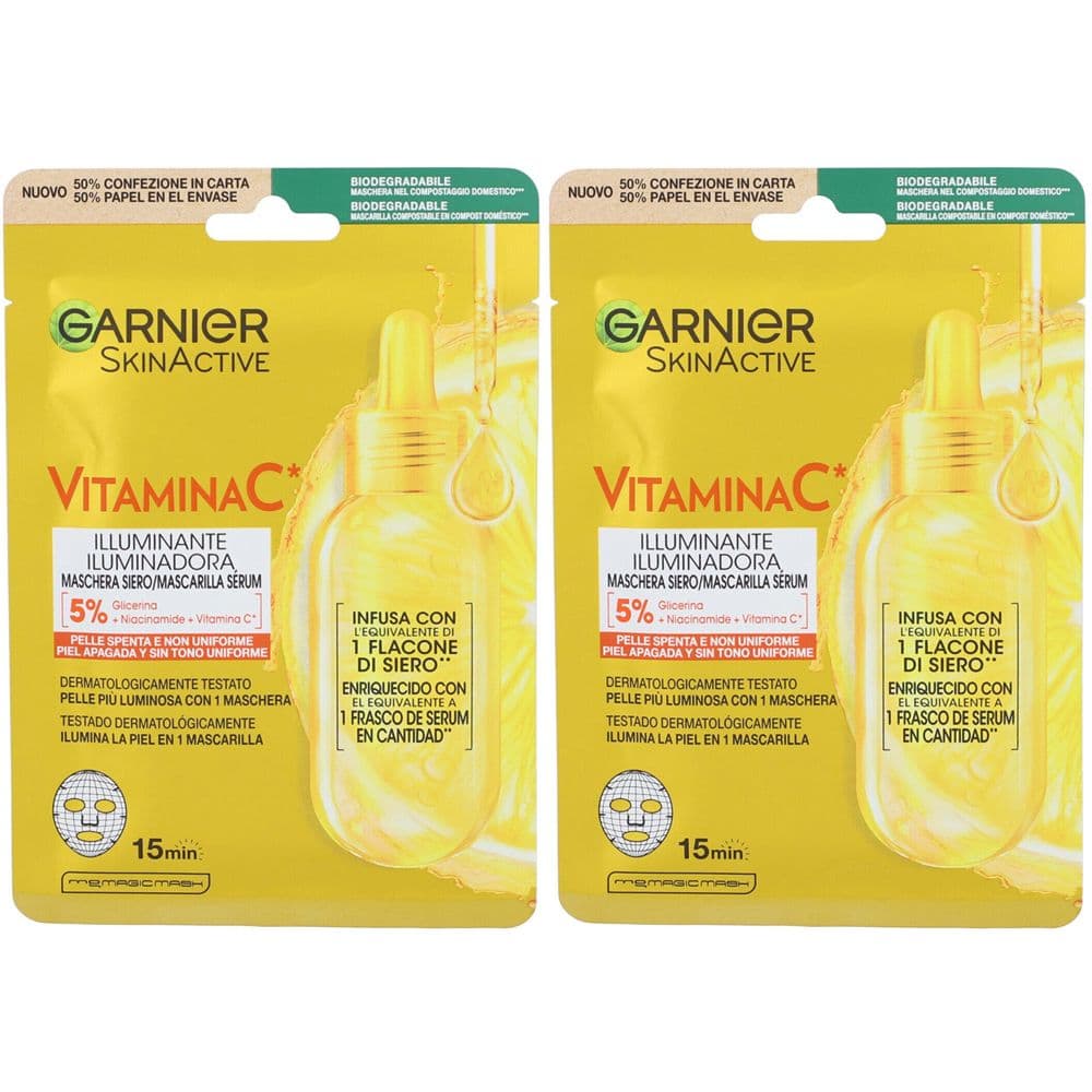 Garnier SkinActive Maschera in tessuto Vitamina C