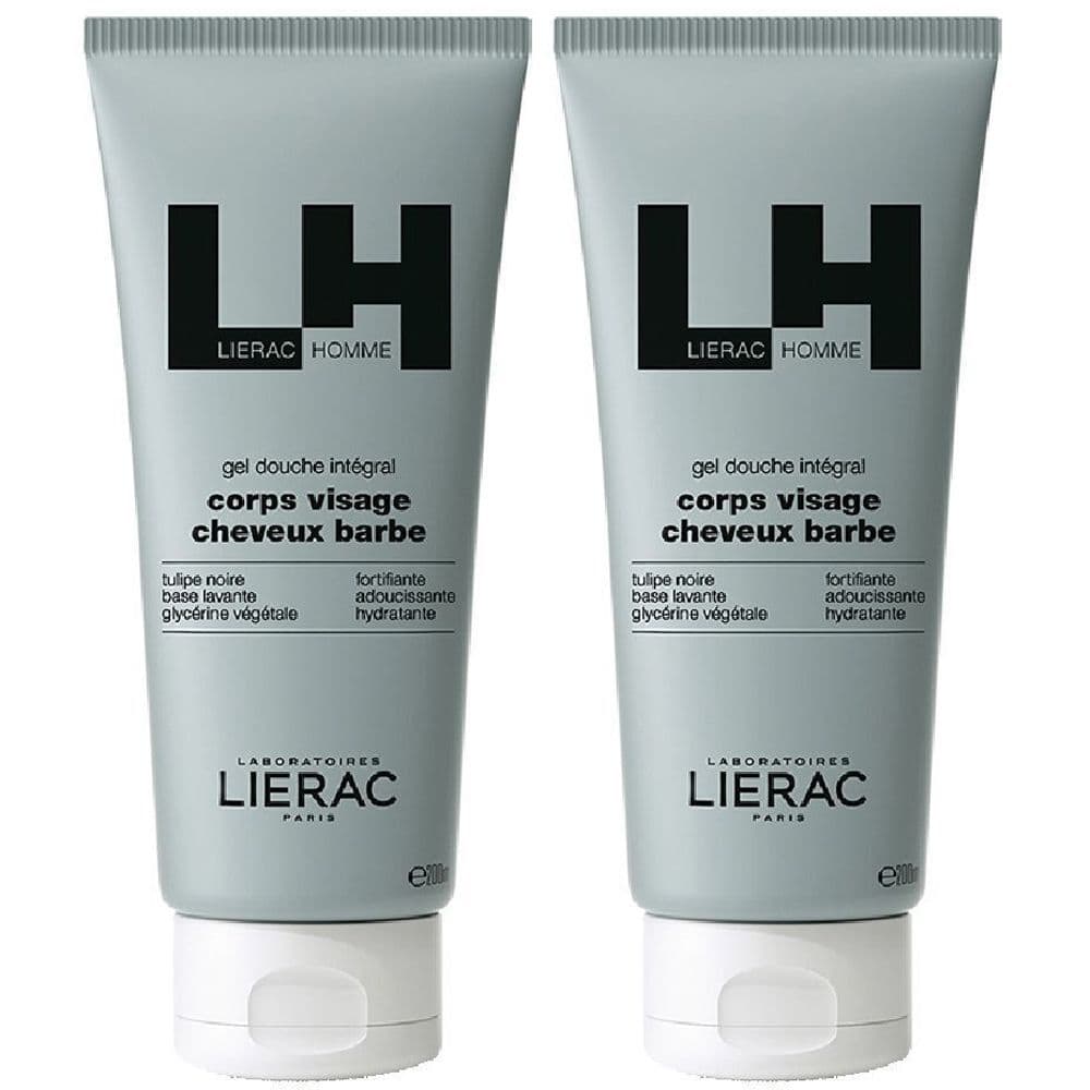 LIERAC Homme Gel Doccia Multi-funzione Corpo Viso e Capelli