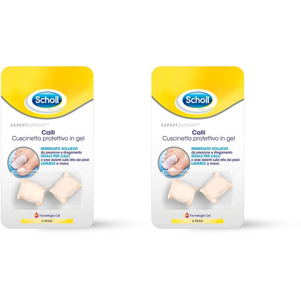 Scholl Cuscinetto Protettivo in Gel per Calli, Confezione da 2 Pezzi