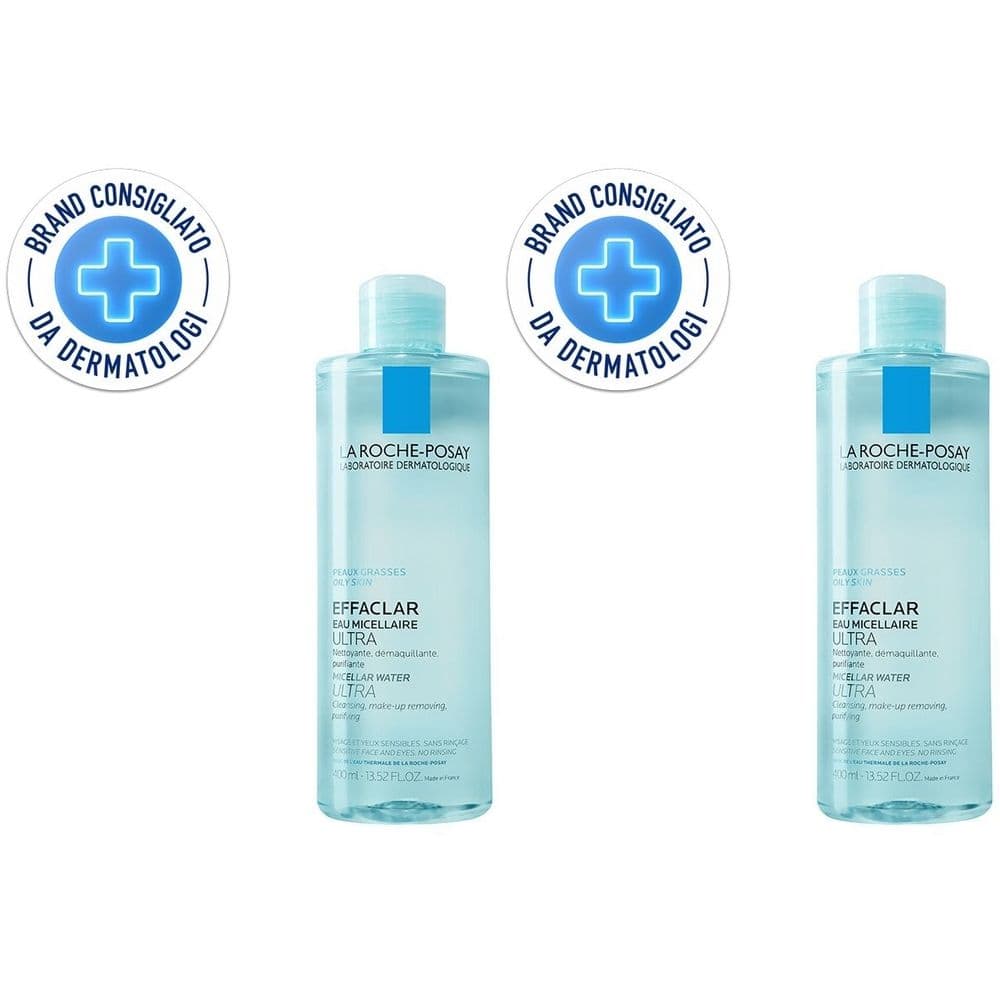 La Roche-Posay Effaclar Detergente Viso Acqua Micellare 400 ml