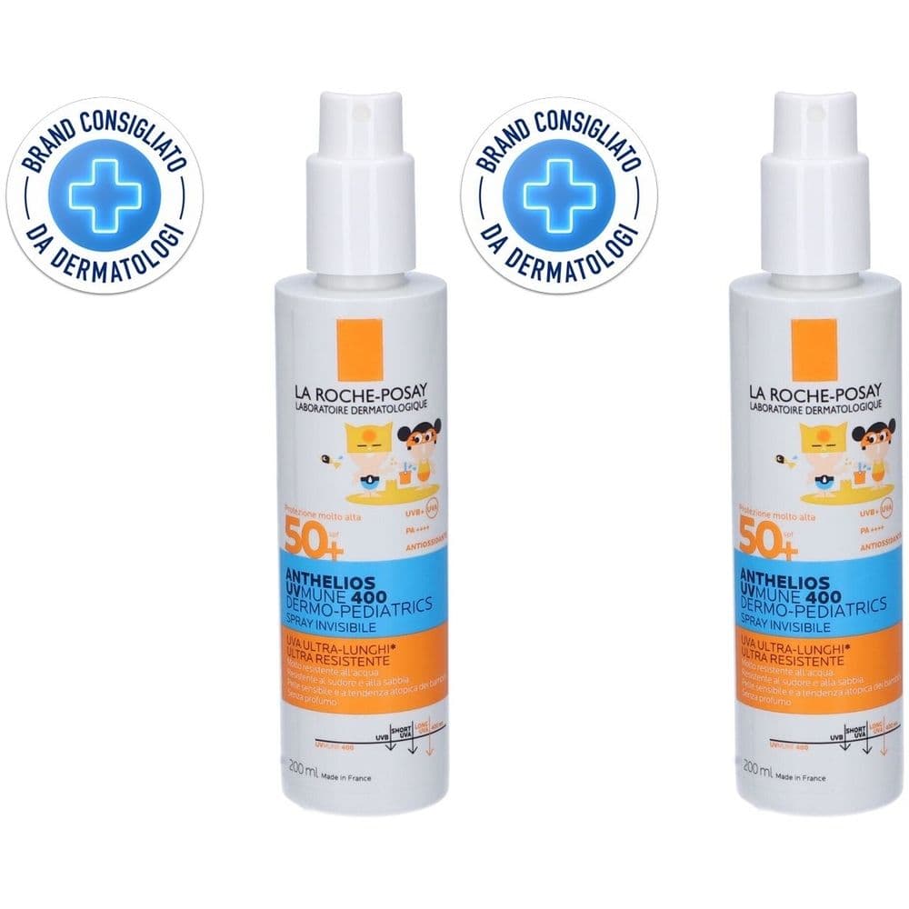 La Roche-Posay Anthelios Spray Invisibile UVMune 400 Dermo-Pediatrics Bambino SPF50+ 200 ml