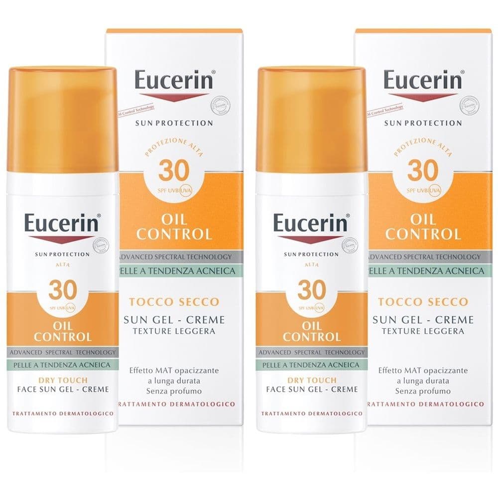 Eucerin Oil Control Sun Gel-Creme Tocco Secco SPF 30 50 ml