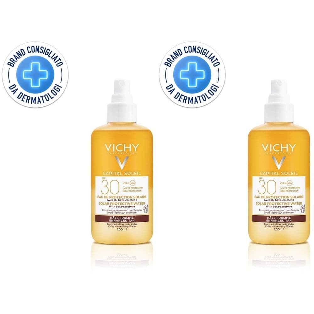 Vichy Capital Soleil Acqua Solare Protettiva Abbronzatura intensa SPF 30 200 ml