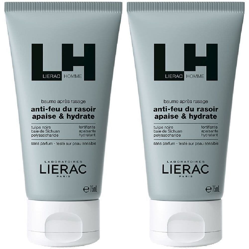 LIERAC Homme Balsamo Dopobarba Anti-irritazione Idratante Lenitivo