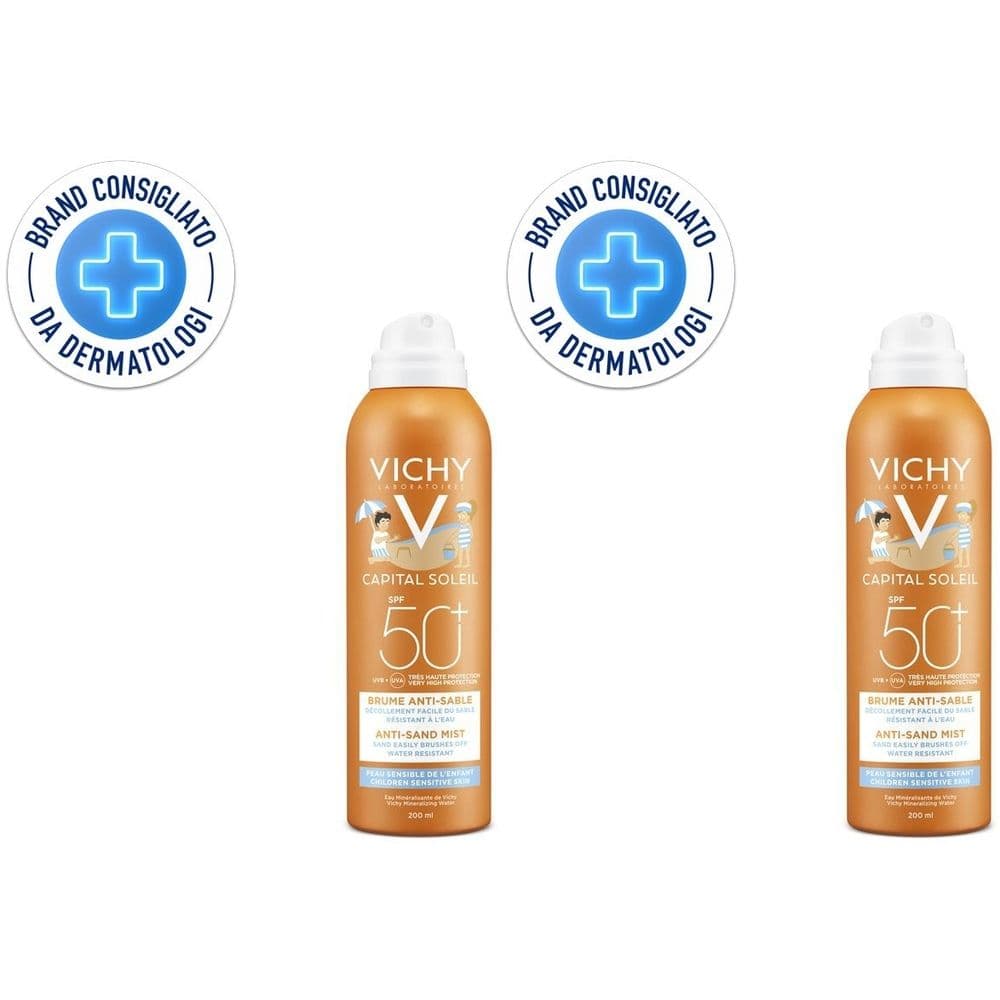 Vichy Capital Soleil Spray Anti-sabbia per bambini SPF 50 200 ml