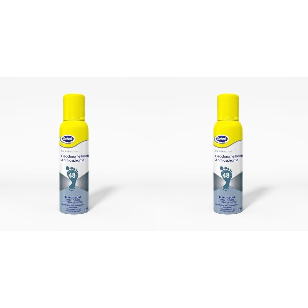 Scholl Deodorante Spray Piedi Antitraspirante, 48h di Protezione dagli Odori
