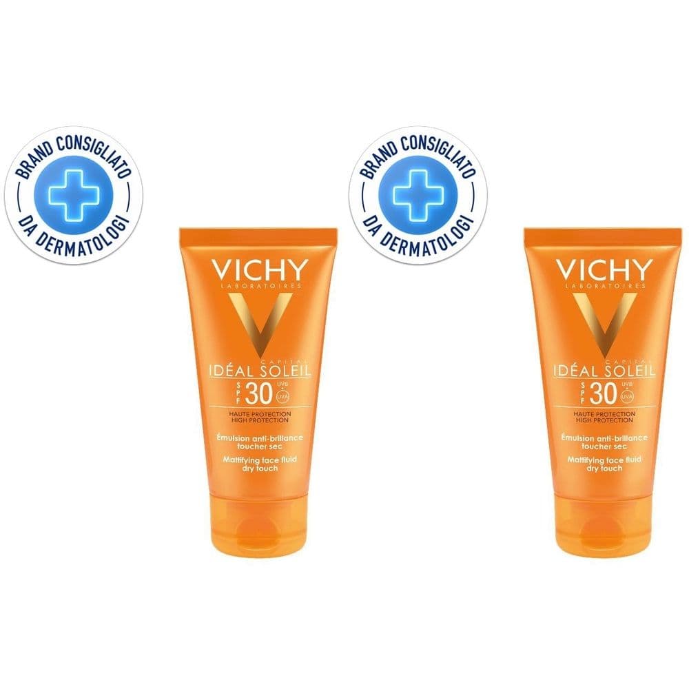Vichy Capital Soleil Crema Emulsione anti-lucidità effetto asciutto SPF 30 50 ml