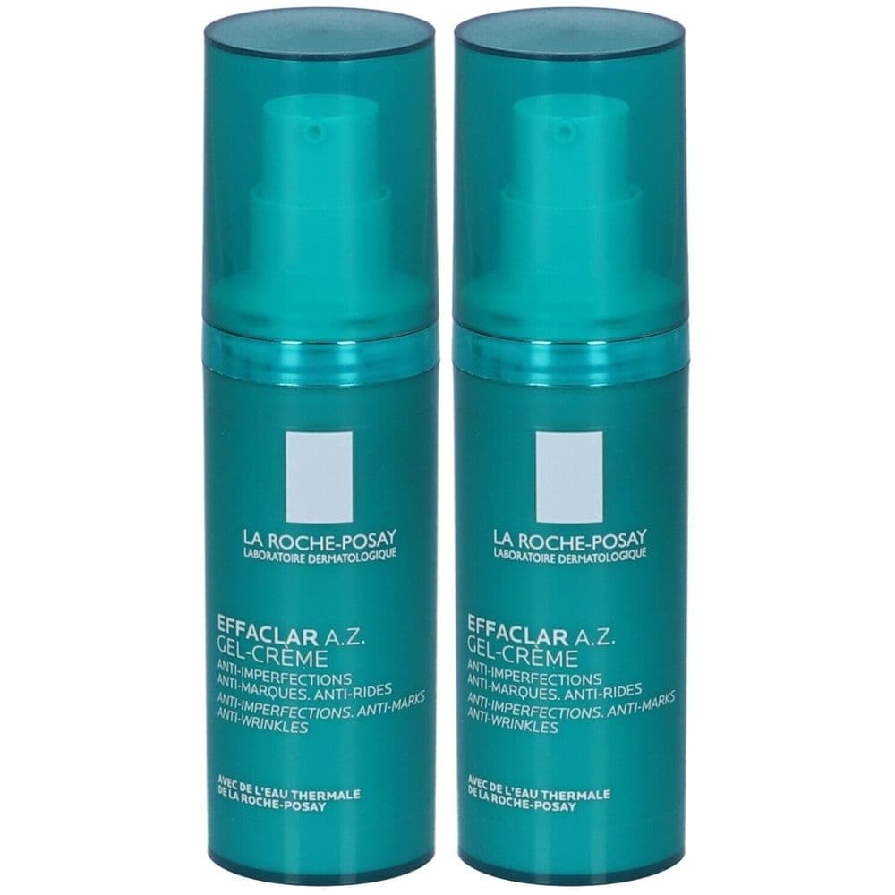 La Roche-Posay Effaclar AZ Gel-Crema con acido azelaico: azione anti-imperfezioni, anti-segni e anti-rughe per pelle adulta mista, grassa o a tendenza acneica 40ml