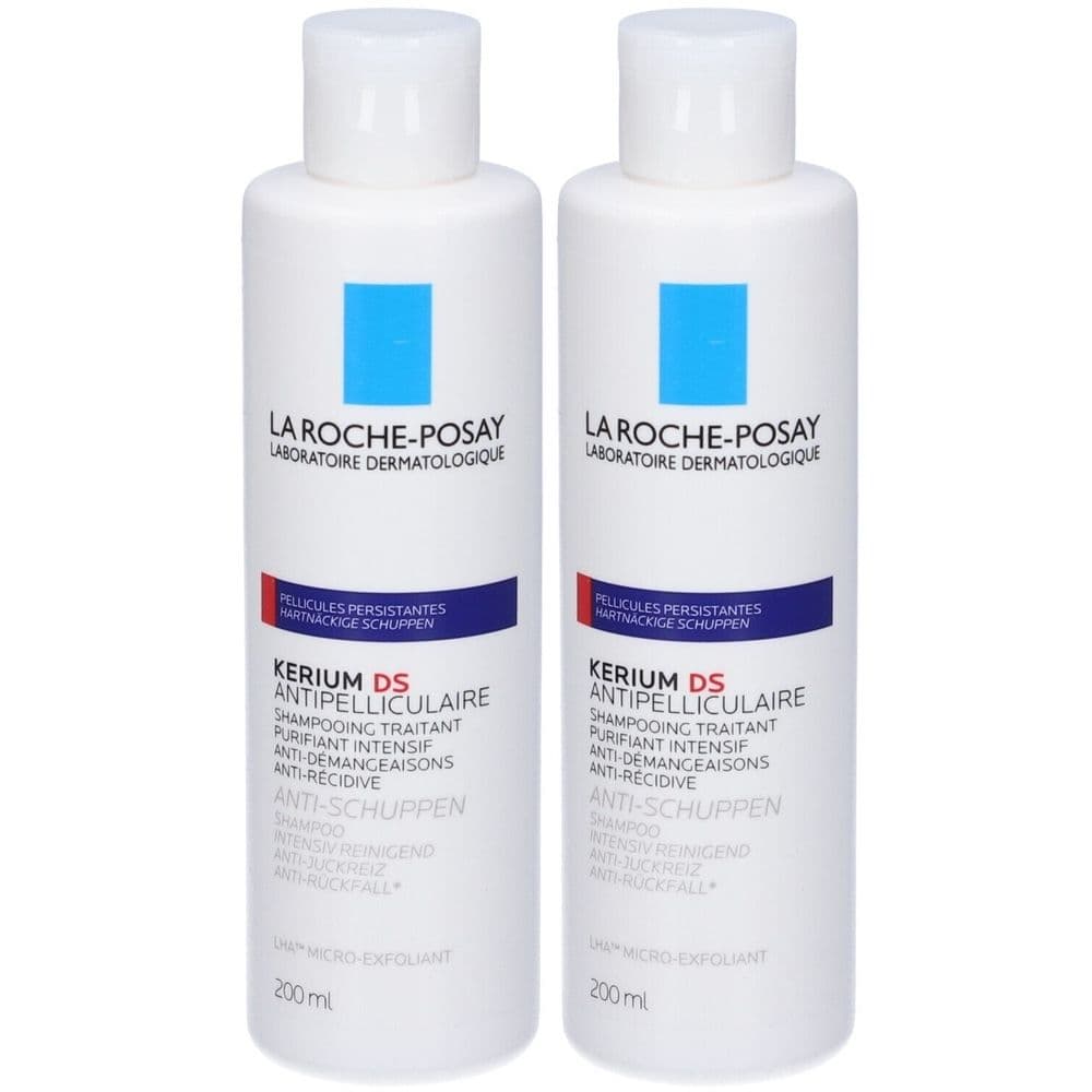 La Roche-Posay Kerium DS Intensivo Shampoo Anti-forfora trattamento microesfoliante  200 ml