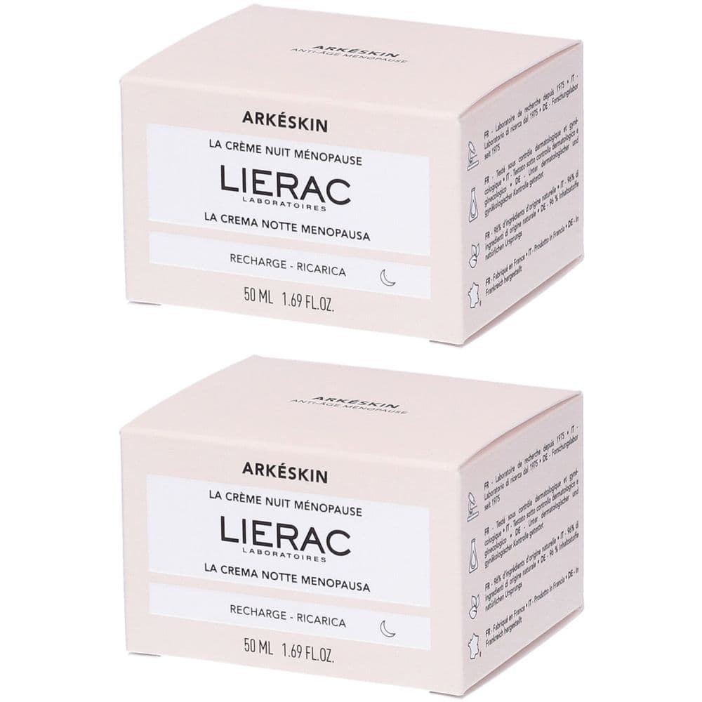 Lierac Arkeskin Crema Notte Menopausa Ricarica