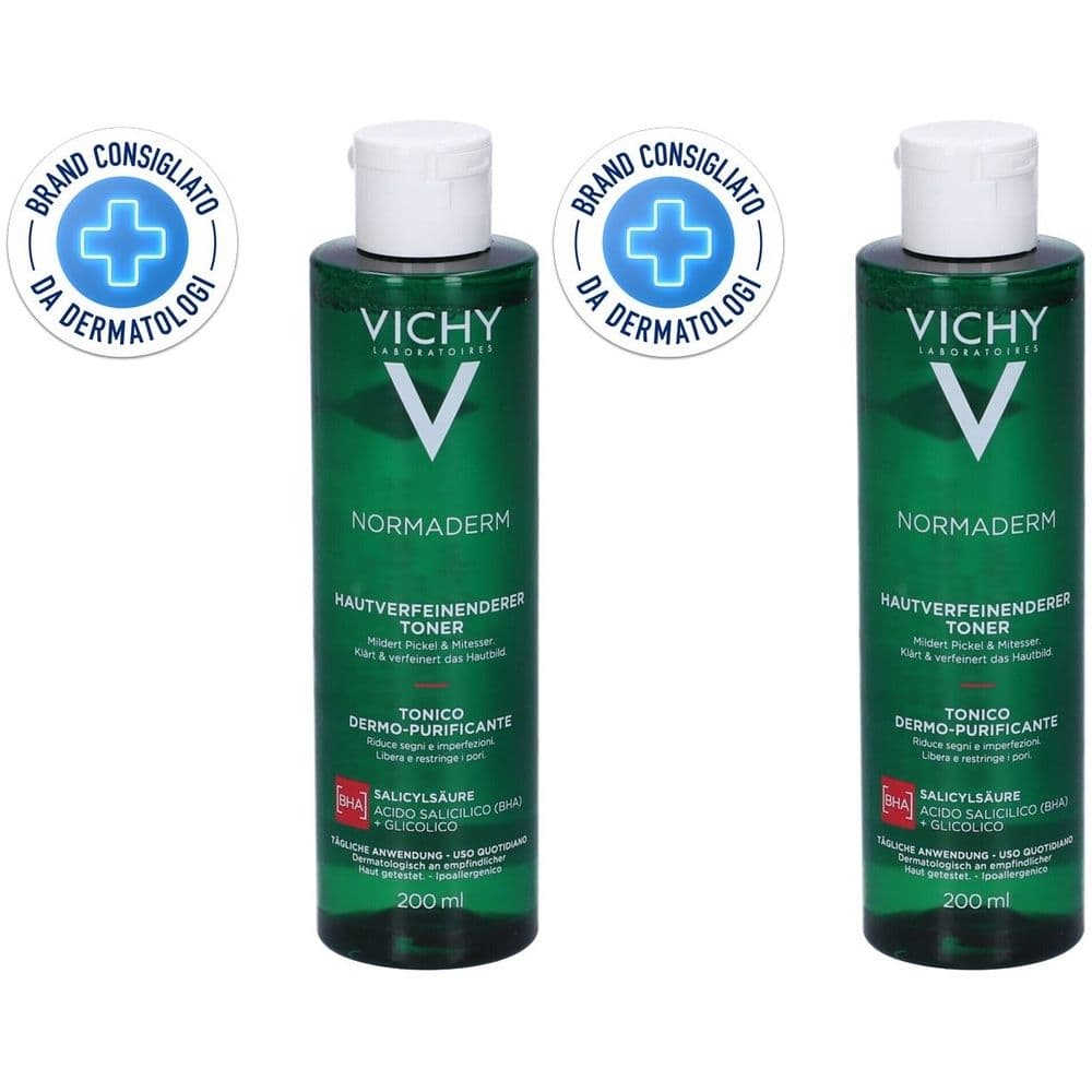 Vichy Normaderm Tonico Astringente Purificante per pelli grasse a tendenza acneica 200 ml