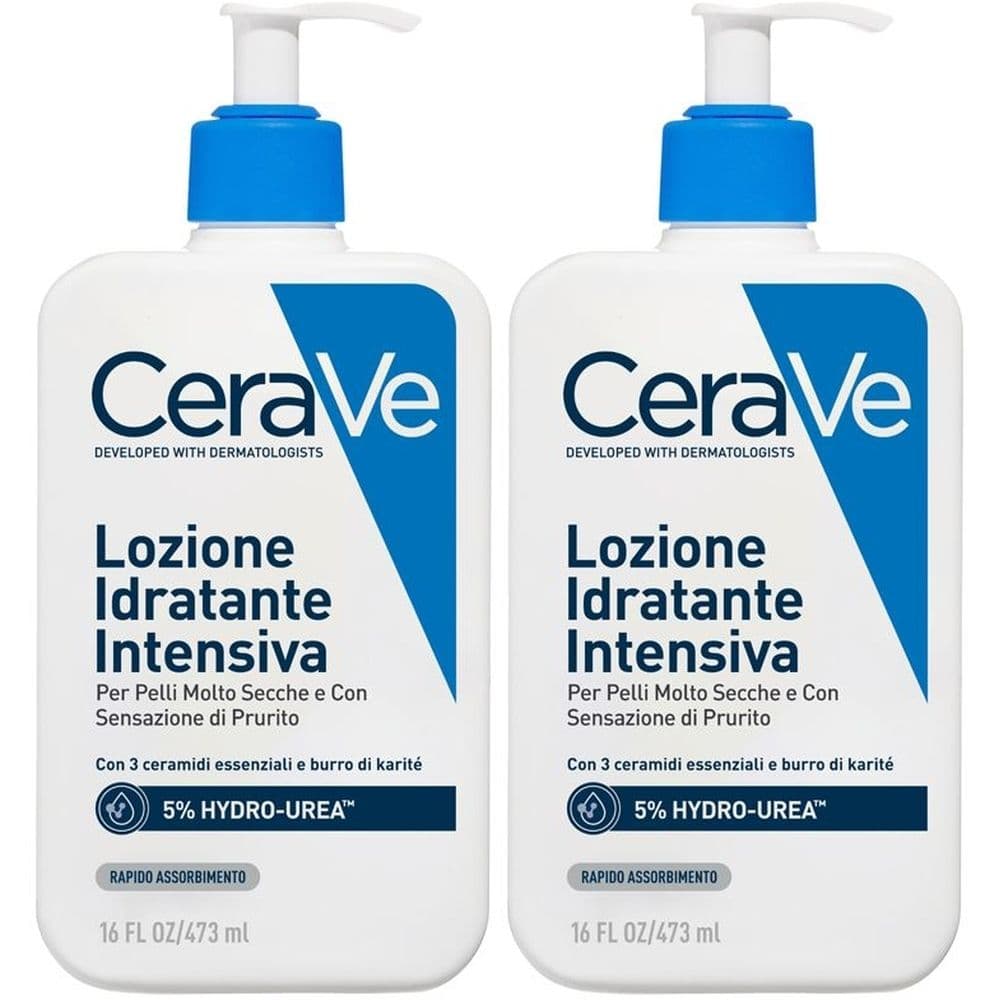 CeraVe Lozione Idratante Intensiva per Pelle Secca e Molto Secca con Sensazione di Prurito, 473 ml