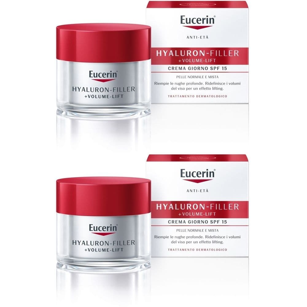 Eucerin Hyaluron-Filler+Volume-Lift Giorno crema antirughe Pelle Normale 50 ml
