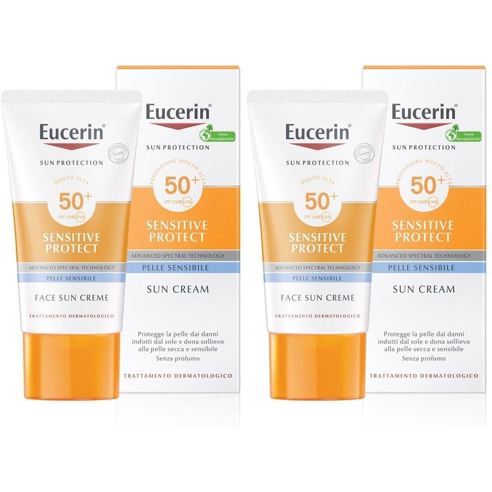 Eucerin Sun crema sun Viso FP 50+ Pelle Normale a Secca 50 ml