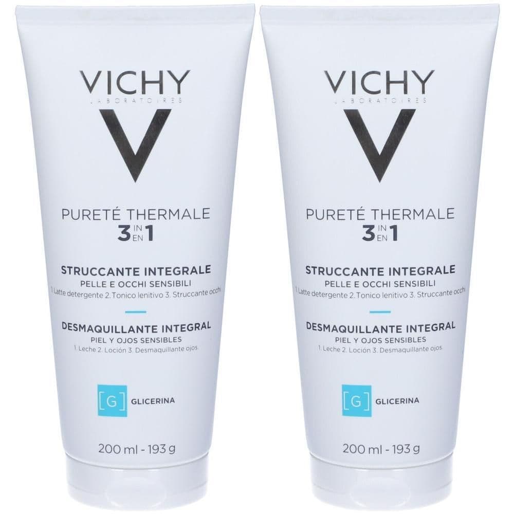 Vichy Purete Thermale Struccante Integrale 3in1 per pelle e occhi sensibili 200 ml