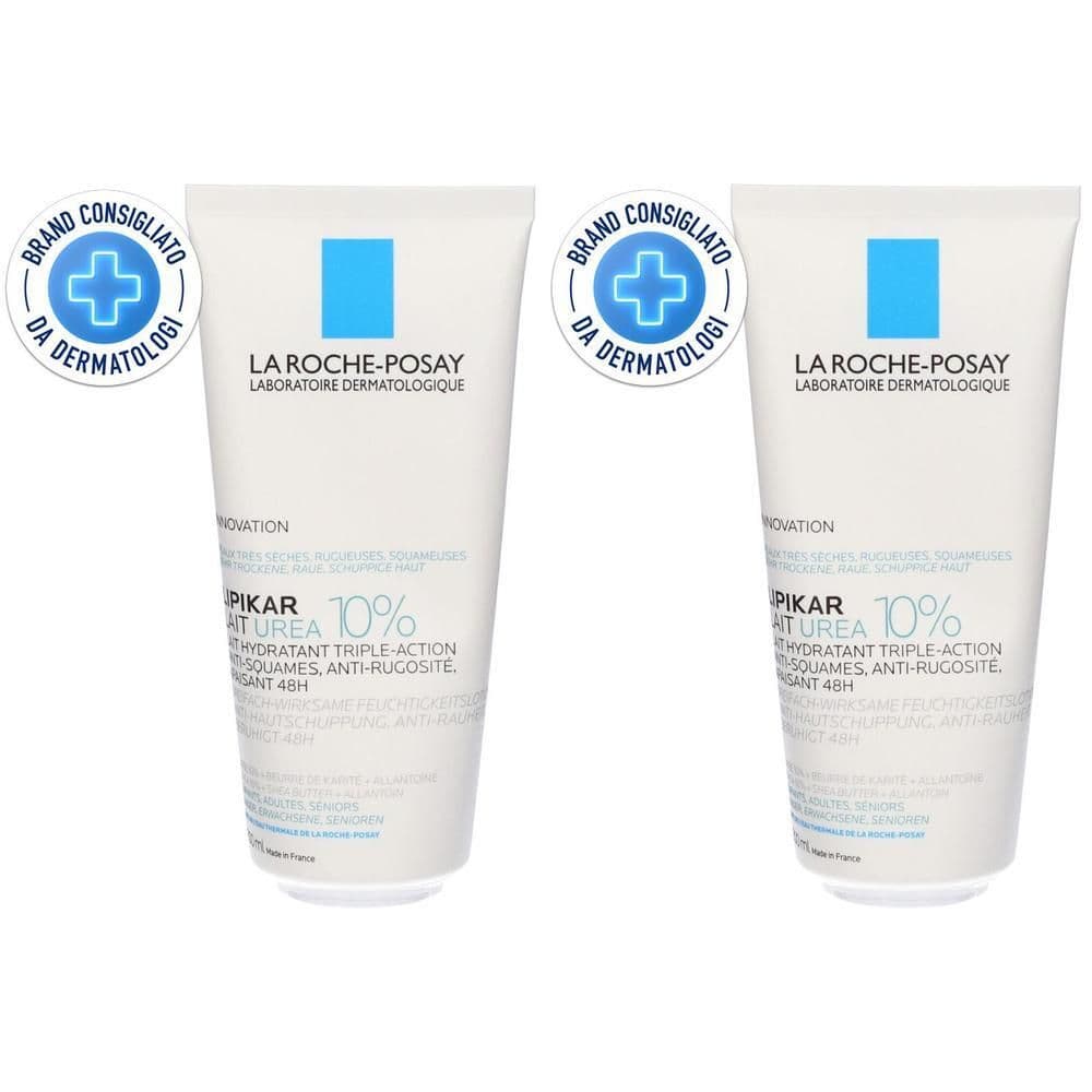 La Roche-Posay Lipikar Latte Urea 10% 200ml Lozione Idratante per pelle molto secca, ruvida e desquamata