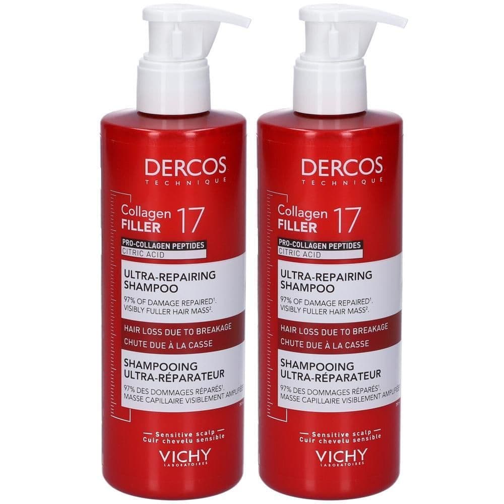 Dercos Collagen 17 Filler Shampoo Ultra-Riparatore