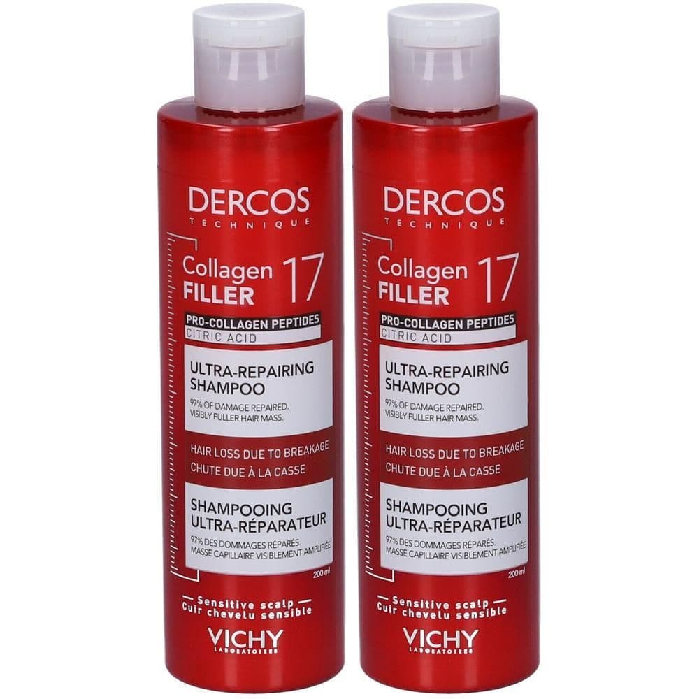 Dercos Shampoo Ultra- Riparatore Collagen 17 Filler