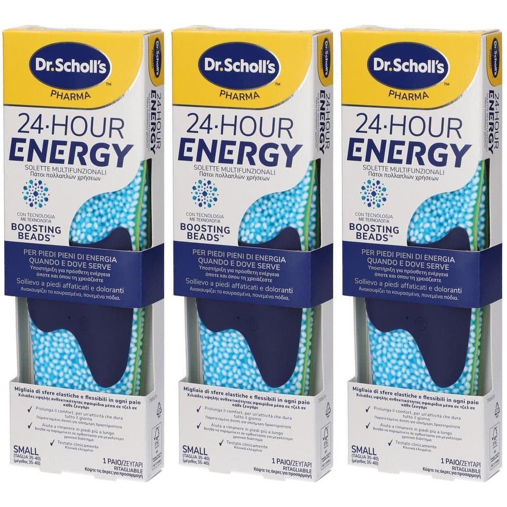 Dr. Scholl´s 24 Hour Energy Solette Multifunzionali Taglia S