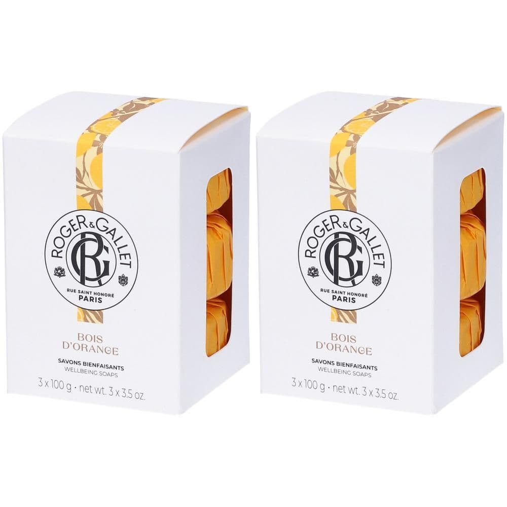 ROGER&GALLET Bois D'orange Box Saponette 3 Pezzi