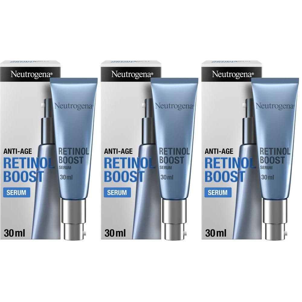 Neutrogena Retinol Boost Siero Viso contro i segni di invecchiamento per tutti i tipi di pelle