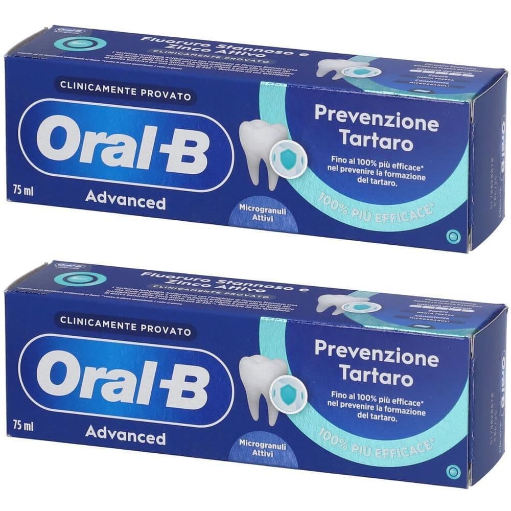 Oral-B Dentifricio Advanced Prevenzione Tartaro con Microgranuli
