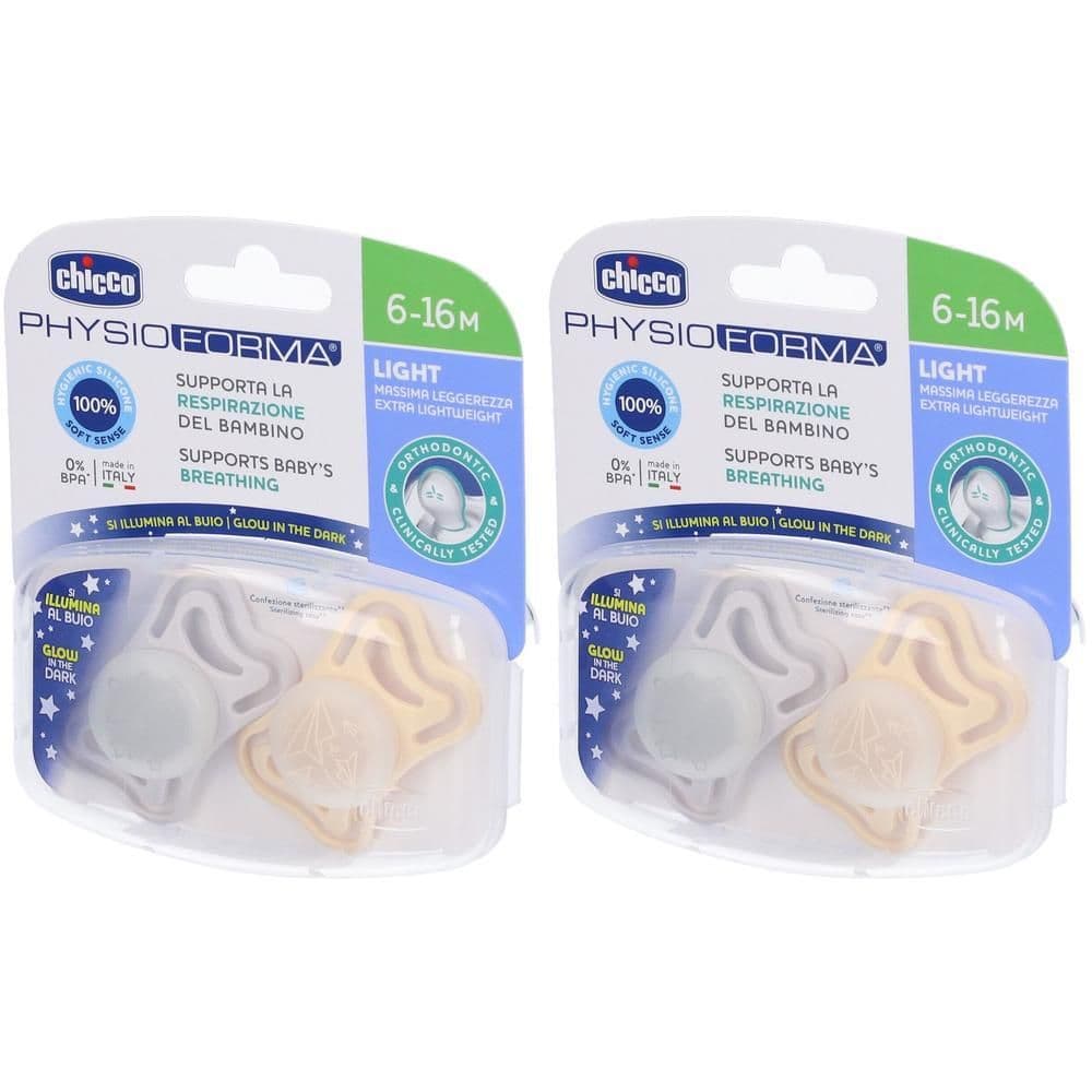 Chicco Succhietto Light Lumi Silicone 6-16m
