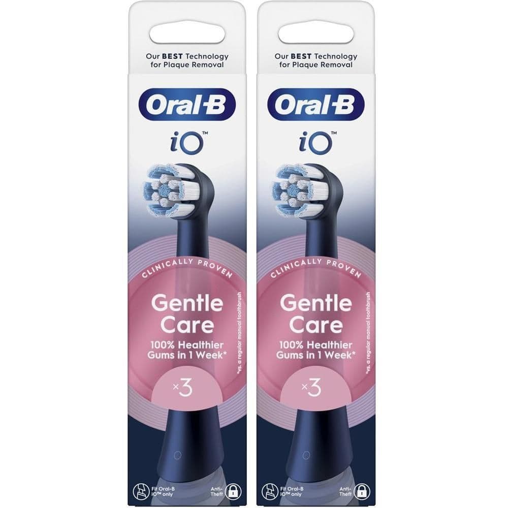 Oralb Power Ricarica Io Gentle Clean Black 3 Pezzi
